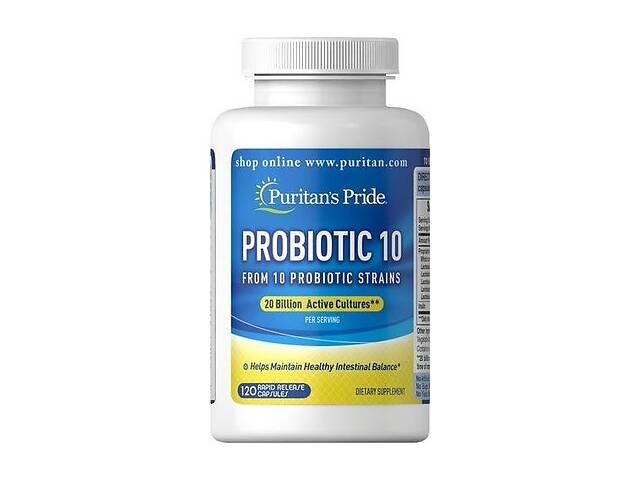 Пробиотик Puritan's Pride Probiotic 10 120 Caps