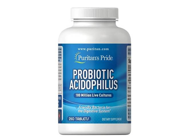 Пробиотик Puritan's Pride Probiotic Acidophilus 250 Tabs
