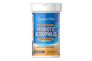 Пробиотик Puritan's Pride Probiotic Acidophilus 3 billion 100 Caps