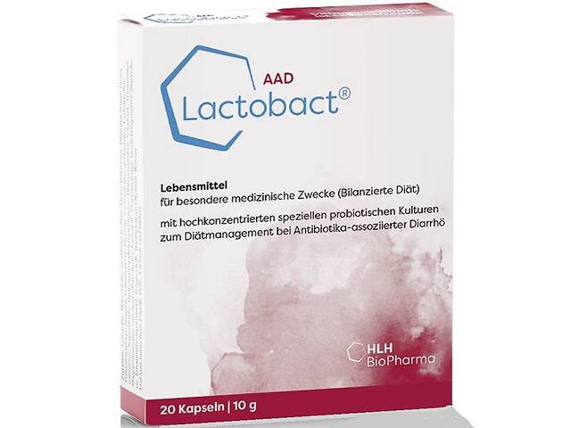 Пробиотик Sanct Bernhard Lactobact® AAD 20 Caps