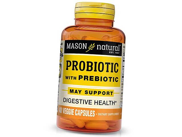 Пробиотик и пребиотик Mason Natural Probiotic with Prebiotic 40 вегкапс (69529002)