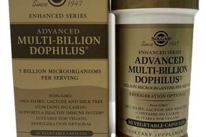 Пробиотики дофилус Multi-Billion Dophilus Solgar комплекс 60 капсул