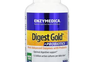 Пробиотики + ферменты Digest Gold + Probiotics Enzymedica 180 капсул