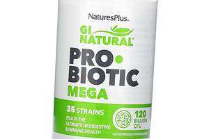 Пробиотики GI Natural Probiotic Mega Nature's Plus 30капс (69375009)