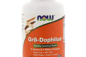 Пробиотики Gr8-Dophilus Now Foods 120 вегетарианских капсул