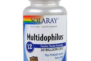 Пробиотики Multidophilus 12 Solaray 20 млрд КОЕ 100 капсул