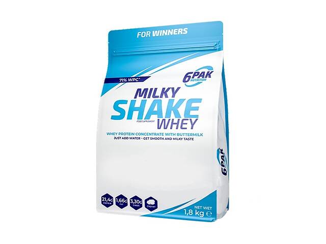 Протеин 6PAK Nutrition Milky Shake Whey 1800 g /60 servings/ Vanilla