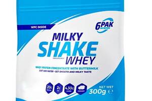 Протеин 6PAK Nutrition Milky Shake Whey 300 g /10 servings/ Blueberry