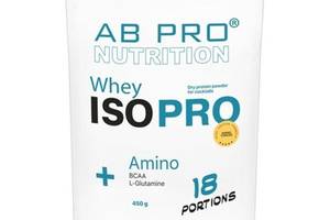 Протеин AB PRO ISO PRO Whey+ Amino 450 g /18 servings/ Тирамису