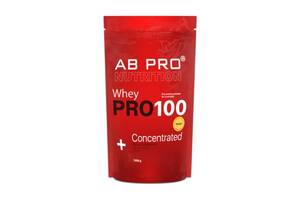 Протеин AB PRO PRO 100 Whey Concentrated 1000 g /27 servings/ Клубника