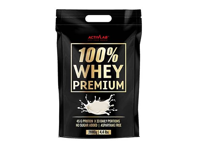 Протеин Activlab 100% Whey Premium 2000 g /66 servings/ Fudge Cream