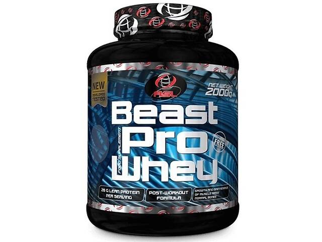 Протеїн All Sports Labs Beast Pro Whey 2000 g /62 servings/ Vanilla Strawberry