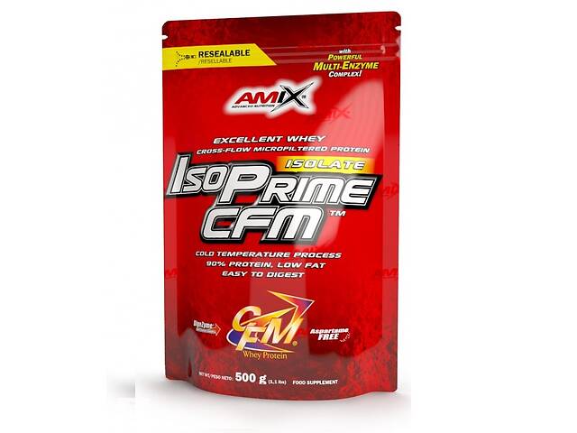 Протеин Amix Nutrition IsoPrime CFM 500 g /14 servings/ Vanilla