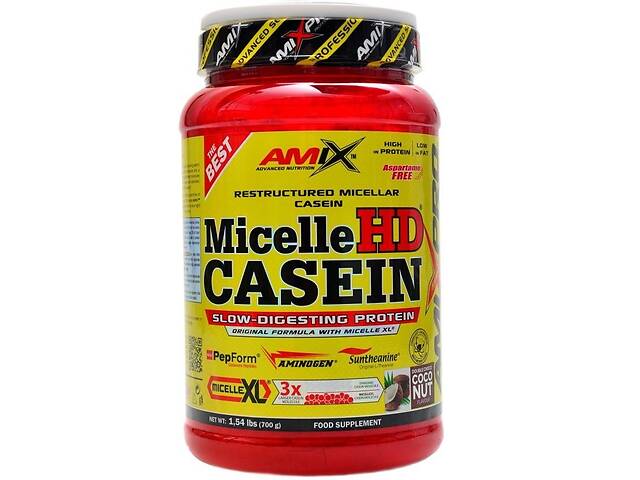 Протеин Amix Nutrition Micelle HD Casein 700 g /17 servings/ Double Chocolate Coconut