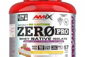 Протеин Amix Nutrition ZeroPro Protein 2000 g /57 servings/ Creamy Vanilla Cheescake