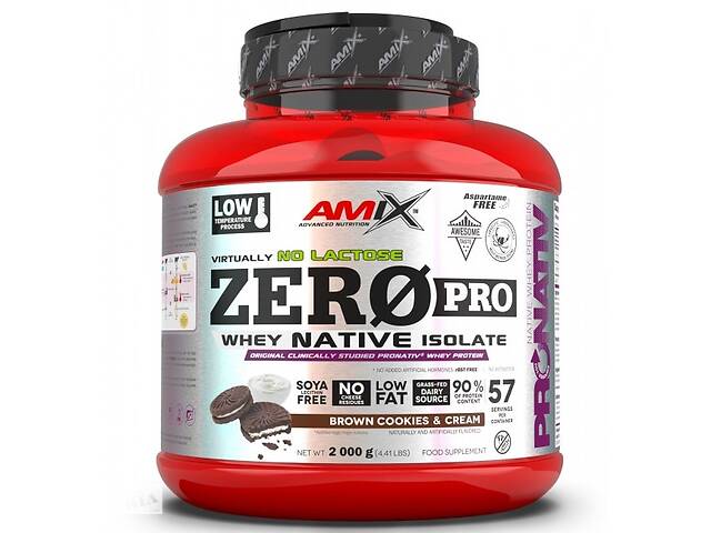 Протеин Amix Nutrition ZeroPro Protein 2000 g /57 servings/ Dark Cookies Cream