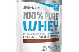Протеин BioTechUSA 100% Pure Whey 454 g /16 servings/ Caramel Cappuccino