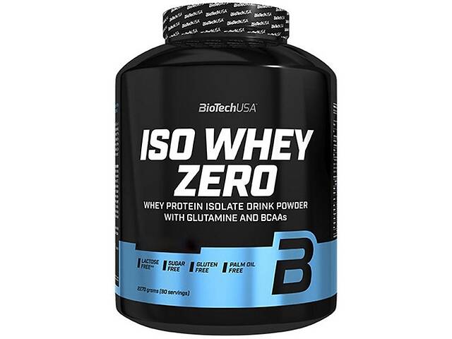 Протеин BioTechUSA Iso Whey Zero 2270 g /90 servings/ Hazelnut