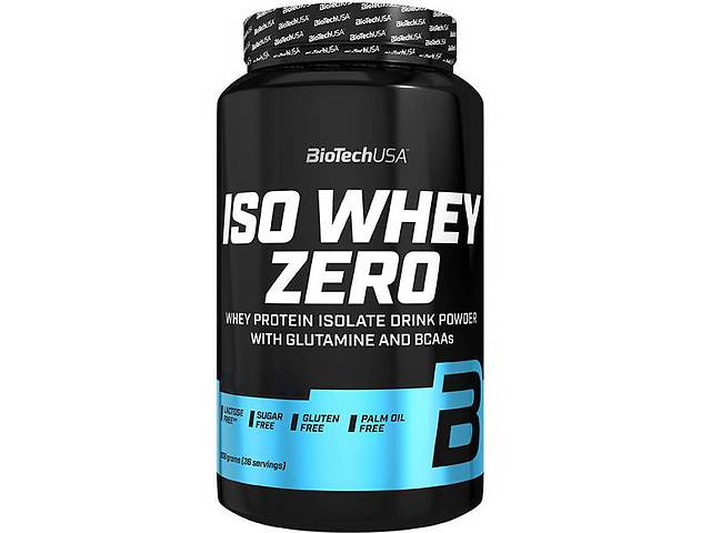 Протеин BioTechUSA Iso Whey Zero 908 g /36 servings/ Black Biscuit