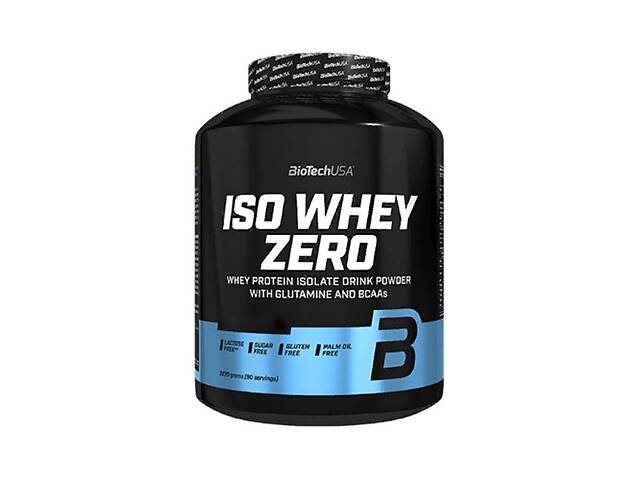 Протеин BioTechUSA Iso Whey Zero Black 2270 g 75 servings Strawberry