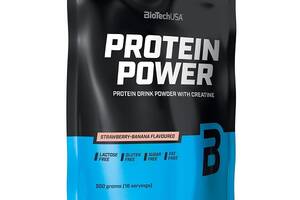 Протеин BioTechUSA Protein Power 500 g /16 servings/ Strawberry Banana