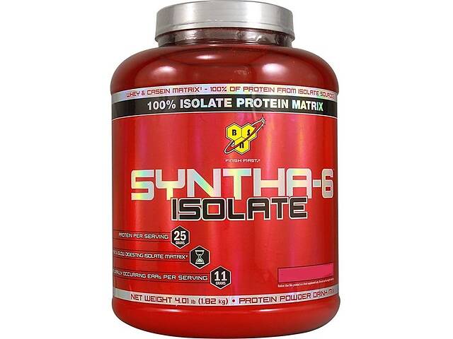 Протеин BSN Syntha-6 Isolate 1820 g /48 servings/ Strawberry