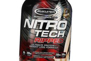 Протеїн для схуднення, Nitro Tech Ripped, Muscle Tech 907г Французька ваніль (29098021)