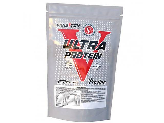 Протеин для восстановления и роста мышечной массы Whey Ultra Fast Protein Vansiton 3200г Ваниль (29173005)
