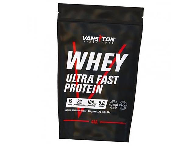 Протеин для восстановления и роста мышечной массы Whey Ultra Fast Protein Vansiton 450г Банан (29173005)