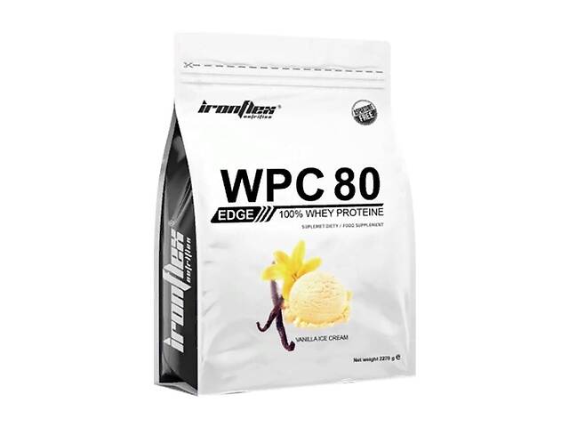 Протеин IronFlex WPC 80eu EDGE 900 g /30 servings/ Vanilla Ice Cream ...