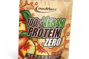 Протеин IronMaxx 100 % Vegan Protein Zero 500 g /16 servings/ Peach