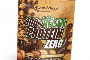 Протеин IronMaxx 100 % Vegan Protein Zero 500 g /16 servings/ Peanut Chocolate Cookies