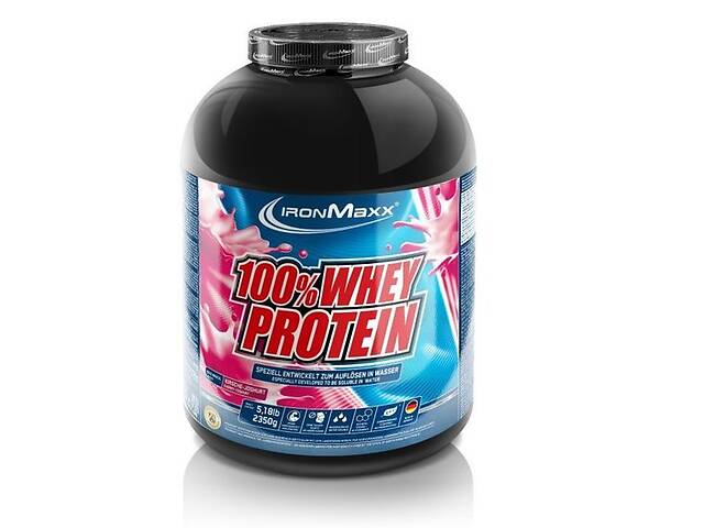 Протеин IronMaxx 100% Whey Protein 2350 g /47 servings/ Cherry Yogurt