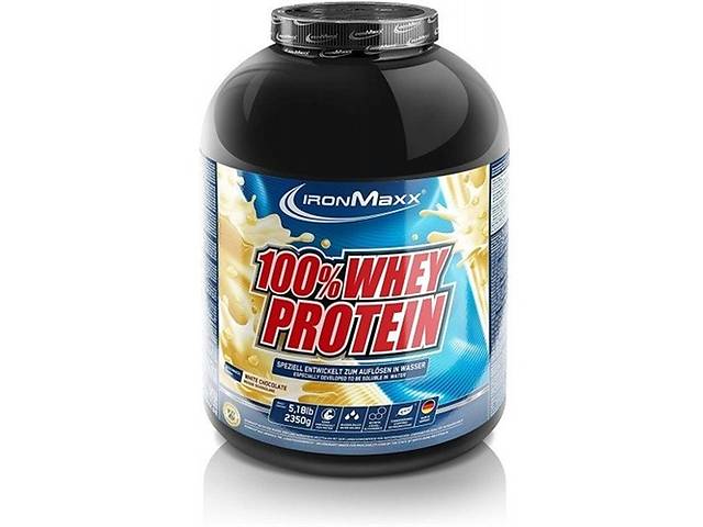 Протеин IronMaxx 100% Whey Protein 2350 g (банка) /47 servings/ White Chocolate