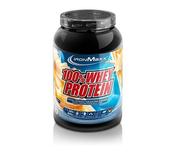 Протеин IronMaxx 100% Whey Protein 900 g /18 servings/ Orange Passionfruit