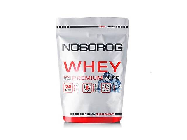 Протеин Nosorog Nutrition Premium Whey 1000 g /33 servings/ Pure