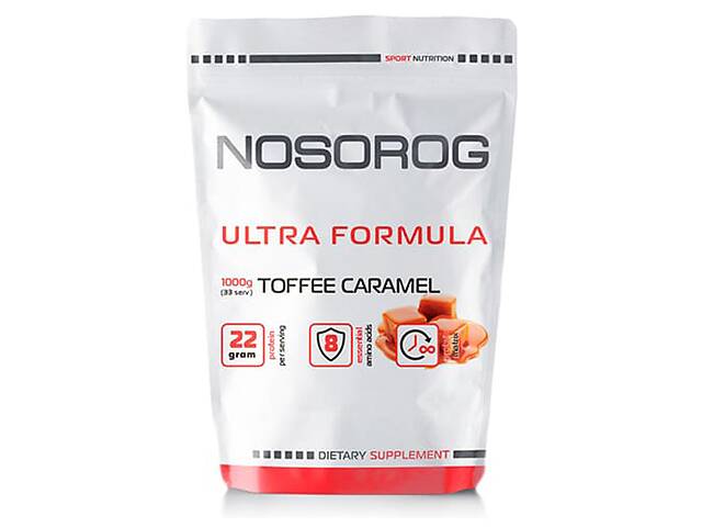 Протеин Nosorog Nutrition Ultra Formula 1000 g /33 servings/ Toffee Caramel