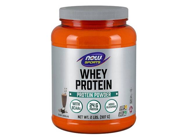 Протеїн NOW Foods Whey Protein 907 g /22 servings/ Creamy Chocolate