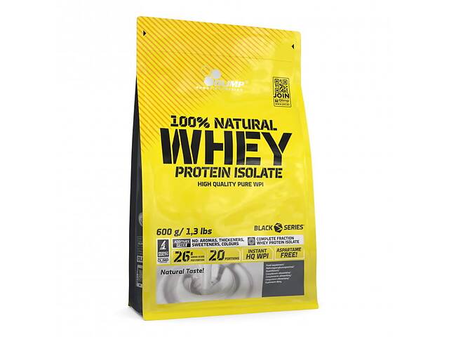 Протеин Olimp Nutrition Natural Whey Protein Isolate 600 g 20 servings