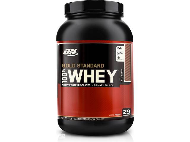 Протеин Optimum Nutrition 100% Whey Gold Standart 900г, шоколад