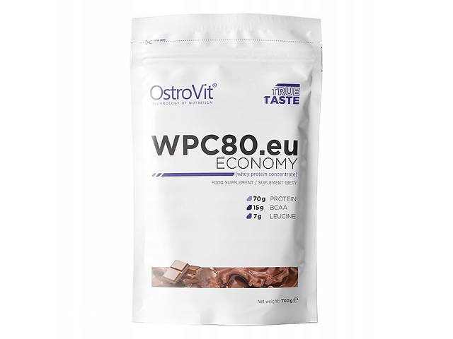 Протеин OstroVit Economy WPC80.eu 700 g /23 servings/ Chocolate