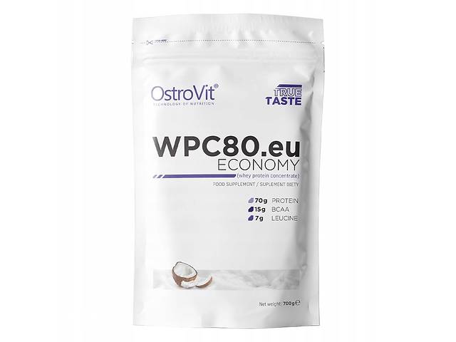 Протеин OstroVit Economy WPC80.eu 700 g /23 servings/ Coconut