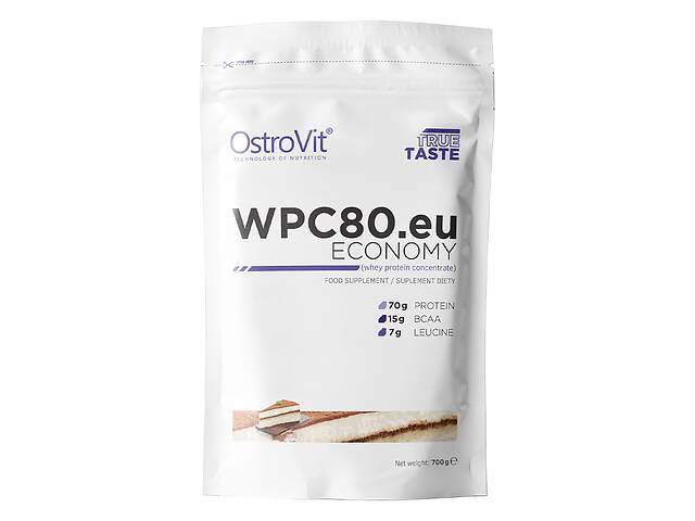 Протеин OstroVit Economy WPC80.eu 700 g /23 servings/ Tiramisu