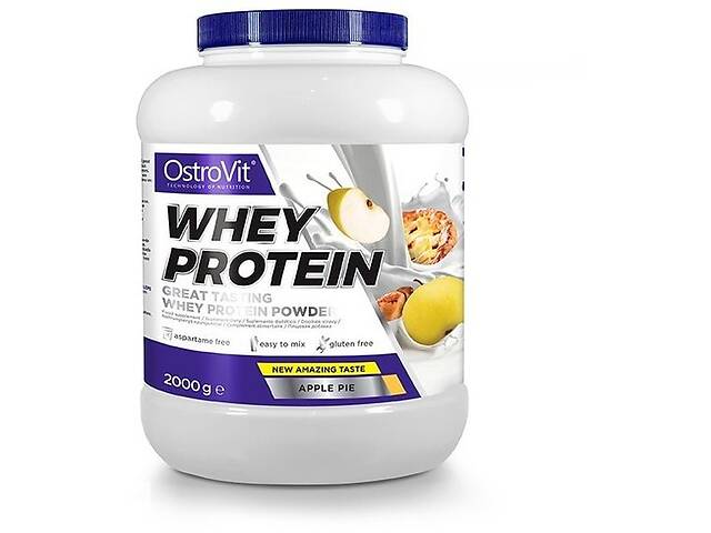 Протеин OstroVit Whey Protein 2000 g /66 servings/ Apple Pie