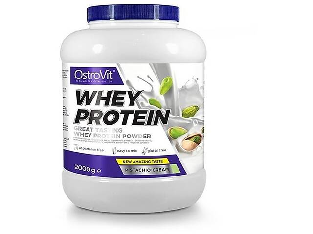 Протеин OstroVit Whey Protein 2000 g /66 servings/ Pistachio Cream