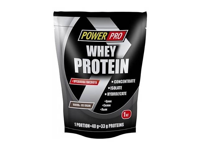 Протеин Power Pro Whey Protein 1000 g /25 servings/ Ваниль