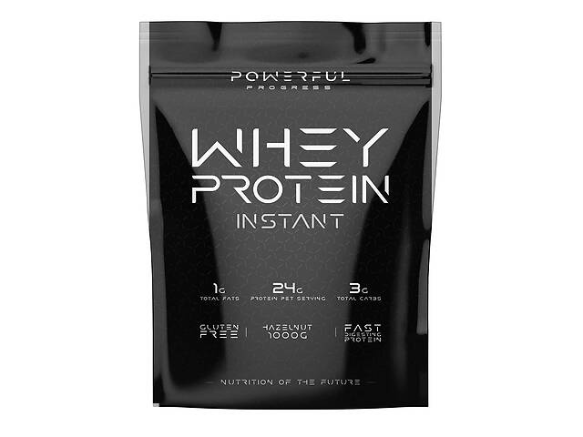 Протеин Powerful Progress 100% Whey Protein 1000 g /33 servings/ Hazelnut