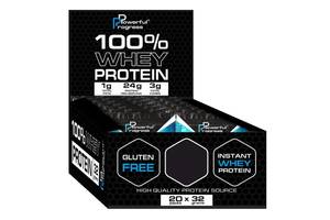 Протеин Powerful Progress 100% Whey Protein MEGA BOX 20 х 32 g Chocolate