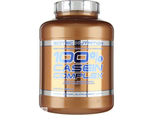 Протеин Scitec Nutrition 100% Casein Complex 2.35кг, белый шоколад/дыня