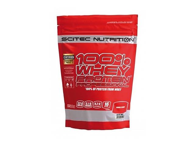 Протеин Scitec Nutrition 100% Whey Protein Professional 500 g /16 servings/ Banana